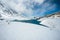 Tilicho lake in the Annapurna range of the Himalayas