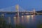 Tilikum crossing bridge Portland Oregon.