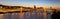 Tilikum Crossing with Portland Skyline Panorama