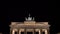 Tilt down 4K Video clip of The Brandenburg Gate, Pariser Platz, Berlin, Germany