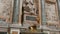 Tilt down shot of a statue inside the basilica santa maria maggiore, rome,