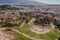 Tilt shift effect of the Theater of Dionisio and the Odeo of Pericles, Athens