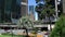 Tilt from a statue at the Shrine of Remembrance, ANZAC square in brisbane