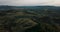 Tilt up over mud volcanoes and lunar looking landscape