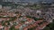 Tilt up to reveal the City of Caracas, Venezuela during the quarantine on a sunny day.