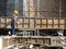 Timber formwork made from plywood and timber constructed by workers at the construction site.