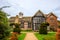 Timber framed Elizabethan mansion in North England.