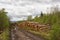 Timber harvesting in Scottish Highlands