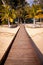 Timber Jetty Walkway at Tropical Beach Resort