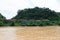 Timber logging site along Sarawak Rejang river