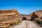 Timber stacks at Bonny Glen in County Donegal - Ireland