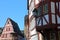 Timbered framed and medieval traditional houses at Bischofsplatz in the medieval town Limburg an der Lahn, Hesse, Germany