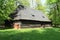 Timbered outhouse in open-air museum