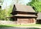 Timbered outhouse in open-air museum