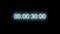 Time 1007: Timecode countdown glitch malfunction real time one minute 24 fps