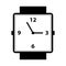 Time and clock icon. Time management and deadline alarm icon.