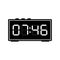 Time and clock icon. Time management and deadline alarm icon.