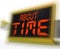 About Time Digital Clock Shows Late Or Overdue