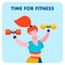 Time for Fitness, Sport Center Social Media Banner