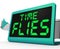 Time Flies Clock Means Busy And Goes By Quickly