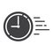 time goes by concept icon. Vector illustration decorative design