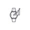 Time-keeper linear icon concept. Time-keeper line vector sign, symbol, illustration.