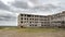 Time lapse of abandoned buildings in the north in tundra