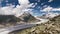 Time lapse Aletsch glacier