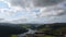 Time lapse of the Ashopton Viaduct, Ladybower Reservoir, and Crook Hill in the Derbyshire Peak District National Park