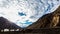 Time Lapse of Beautiful Clouds Casting Shadow over the Himalaya Mountains in Spiti Valley, Himachal Pradesh,  India