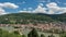 Time-lapse - beautiful clouds over the City of Heidelberg