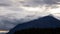 Time Lapse. Beautiful View of Canadian Nature of Lake, Mountains and Trees.