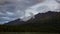 Time Lapse. Beautiful View of Canadian Nature with Mountains and Clouds