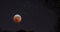 Time Lapse Blood Moon Lunar Eclipse with Stars