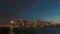 Time lapse Boston Skyline Night