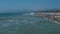 Time Lapse of Busy Santa Monica Beach - 4k