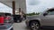 Time-Lapse of cars refueling close up at the Circle K during the Colonial Pipeline hack