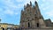 Time lapse of the cathedral of orvieto in the town center