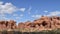 Time lapse with clouds at Arches National Park