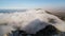 Time Lapse of Clouds Going over Besparmak Mountain Range in Kyrenia, Northern Cyprus