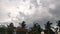 Time lapse clouds - Nature Environment Dark huge cloud sky black stormy cloud motion big stormy rain day. time laps southern