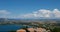 Time-lapse of clouds near the sea and the plain views in 4K