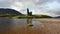 Time lapse of clouds over Ardvreck Castle