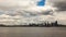 Time lapse of clouds over Seattle city skyline and Puget Sound 4k time lapse uhd