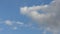 Time lapse clouds, rolling puffy cloud are moving, white lightnes clouds time lapse. Ultra HD sunny clouds