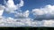 Time lapse clouds, rolling puffy cloud are moving, white lightnes clouds time lapse. Ultra HD sunny clouds, Cloud
