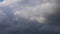 Time lapse clouds, time lapse covers the earth with thick rain clouds, close-up of rain clouds