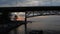 Time Lapse Coleman Memorial Bridge over the York River at Sunset