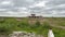 Time lapse of damaged buildings in the north in tundra