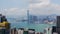 Time lapse day sky view Hong Kong